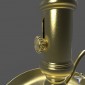 Candlestick with a handle brass Alberti Livio & C (art. AL-82-342)